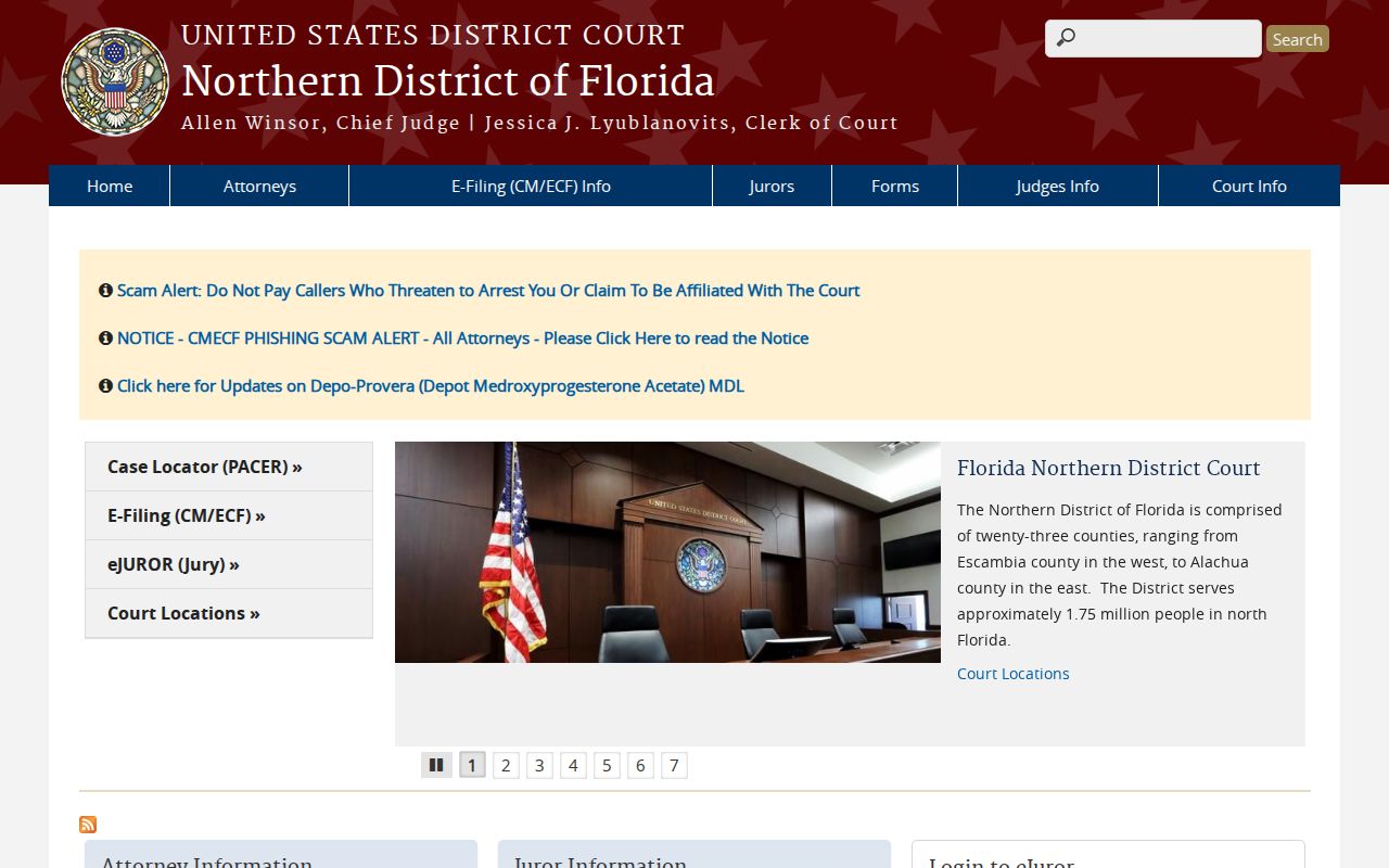 United States District Court for the Northern District of Florida