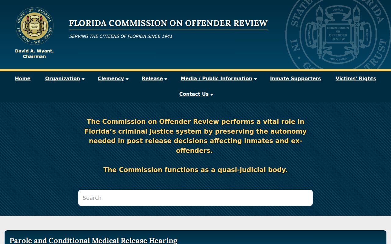 Dixie County criminal history Florida release authority